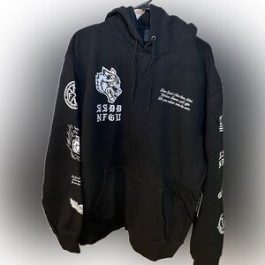 Darc Sports Men’s Large Wolves Hoodie SSDDNFGU. New with tags